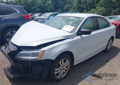 2015 Volkswagen Jetta 2.0L S z USA, uszkodzony, nr VIN 3VW2K7AJ5FM351556